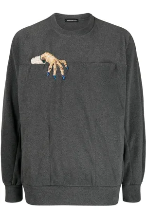 UNDERCOVER Embroidered-motif crew-neck sweatshirt