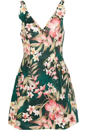 ZIMMERMANN Lexi floral-print mini dress