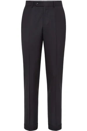 Brunello Cucinelli Tapered-leg wool trousers