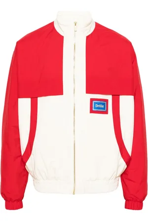 Drôle de Monsieur Colour-block zipped jacket