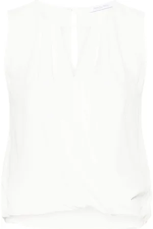 Patrizia Pepe Cut-out wrap blouse