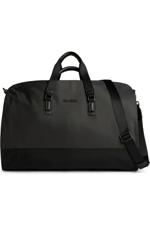 Dsquared2 Logo-raised zipped duffle bag