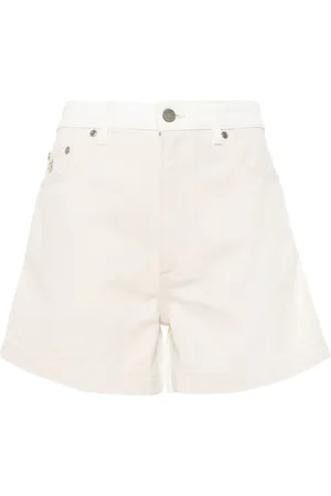 Stella McCartney Two-tone denim shorts