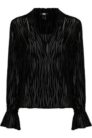 Paige Benet zebra-print blouse