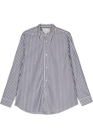 STUDIO NICHOLSON Striped cotton shirt