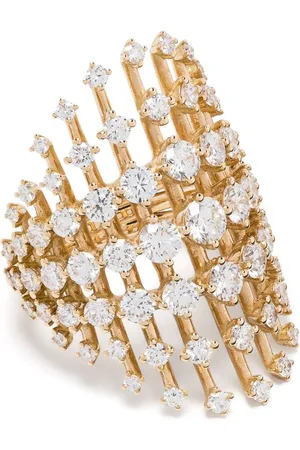 Fernando Jorge 18kt Yellow Disco Medium diamond ring
