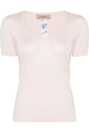Twin-Set Knitted silk top