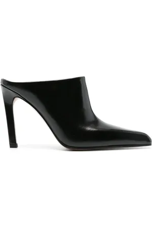 PARIS TEXAS Jude 100mm leather mules