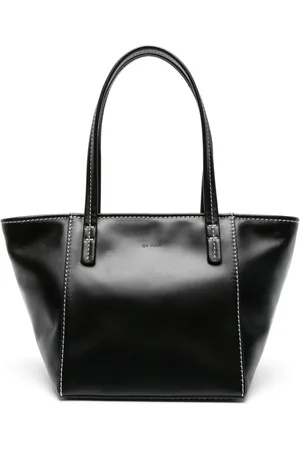 By Far Bar leather tote bag
