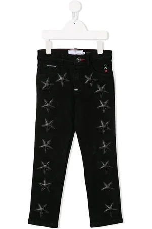 Philipp Plein Super straight cut starred jeans