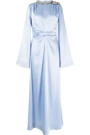 RACHEL GILBERT Adi satin-finish gown