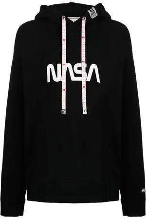 Maison Mihara Yasuhiro NASA-print cotton hoodie