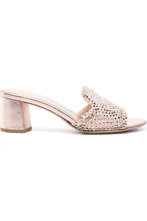 LE SILLA Gilda 65mm rhinestone-embellished mules