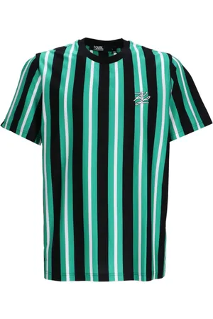 Karl Lagerfeld Striped cotton T-shirt