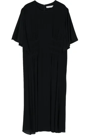 Chloé Ruched-detailing silk dress