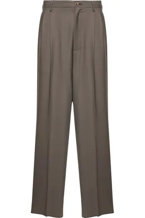 MAGLIANO Pleat-detail twill trousers
