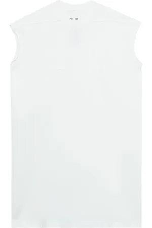Rick Owens Splintered Tarp cotton tank top