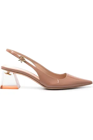 Gianvito Rossi 50mm slingback pumps
