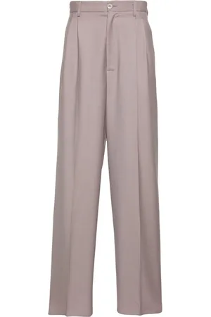 MAGLIANO Pleat-detail twill trousers