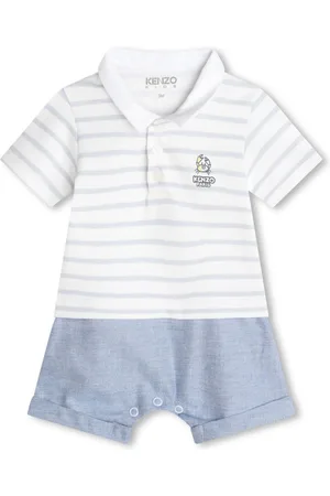 Kenzo Logo-print striped shorties