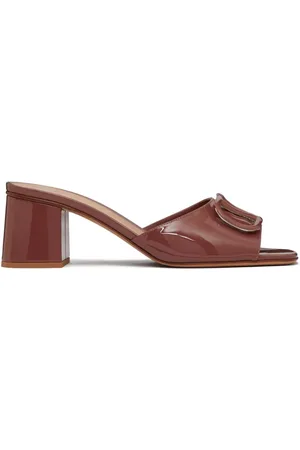 VALENTINO GARAVANI VLogo Signature 60mm patent sandals