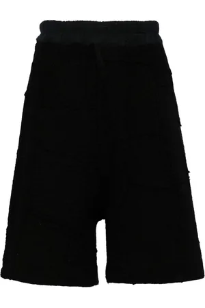 BY WALID Elasticated-waistband cotton shorts