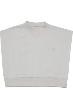 Maison Margiela Numbers-motif cotton top