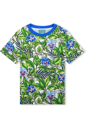 Kenzo Floral-print cotton T-shirt
