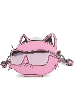 Karl Lagerfeld Choupette metallic shoulder bag