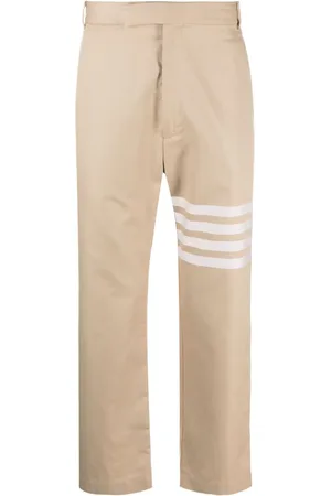 Thom Browne 4-Bar cotton straight-leg trousers
