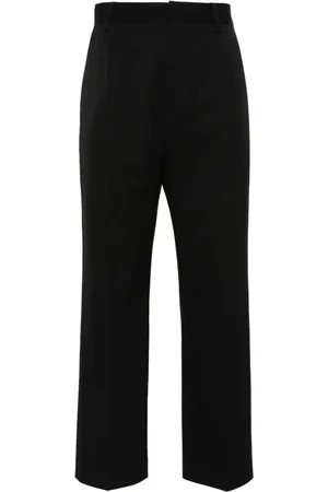 Maison Margiela Straight-leg cropped trousers