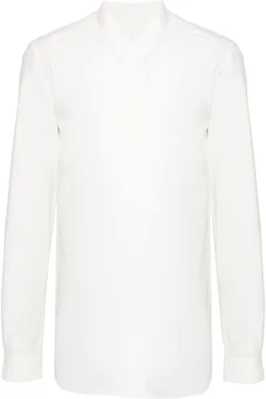 Rick Owens Faun snap-collar shirt