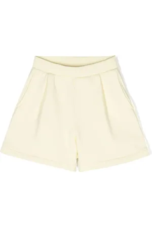 BONPOINT Ribbed-waistband cotton shorts