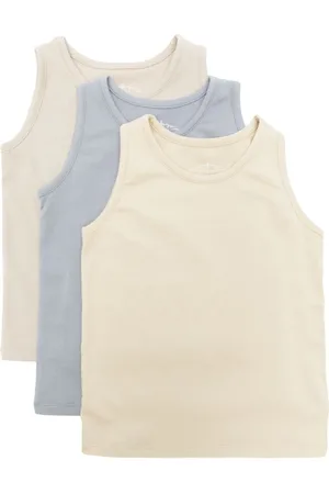 BONPOINT Sleeveless stretch-cotton T-shirt (pack of three)