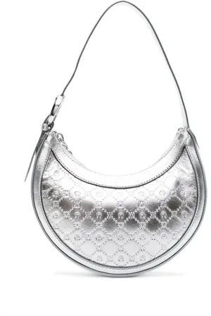 Marine Serre Mini Eclips leather shoulder bag