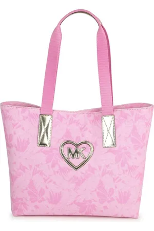 Michael Kors Floral-print logo-patch shoulder bag