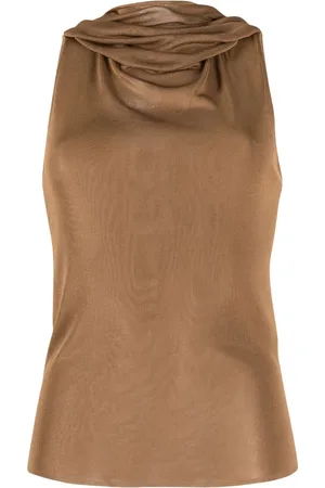 Saint Laurent Sleeveless hooded top