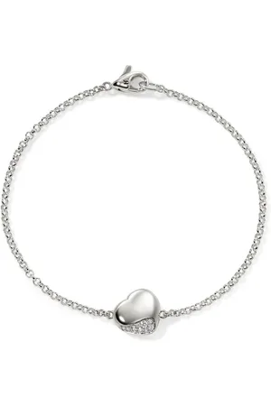 John Hardy Pebble Heart sterling- bracelet