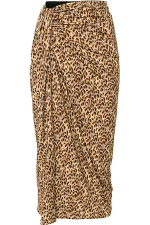Marant Etoile Jeldia abstract-print midi skirt