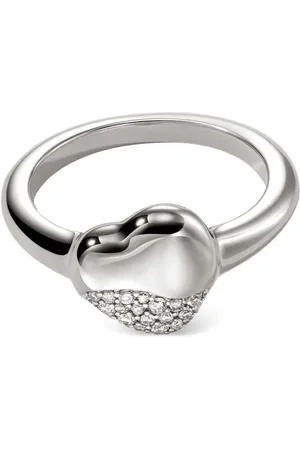 John Hardy Pebble Heart sterling- ring