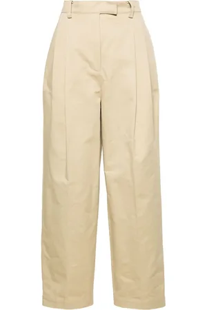 LVIR Pleated cotton trousers