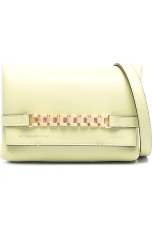 Victoria Beckham Mini Chain leather crossbody bag