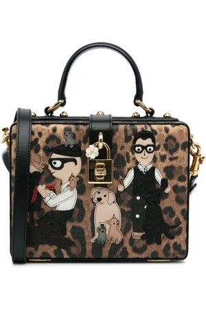 Dolce & Gabbana Leopard-print box bag