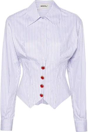 Seen Users Juliette boned cotton shirt