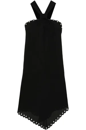 Isabel Marant Tegany scalloped mini dress
