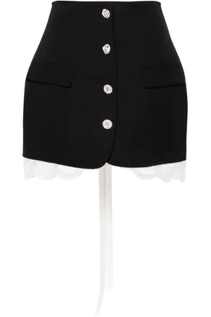 Seen Users Victorian Balloon wool miniskirt