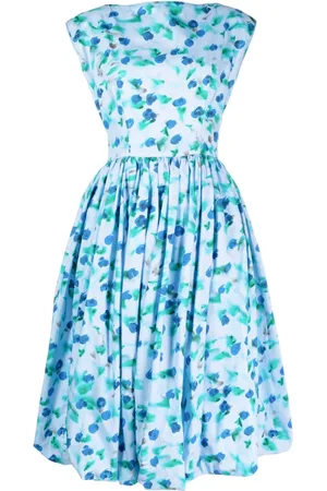 Marni Floral-print midi dress