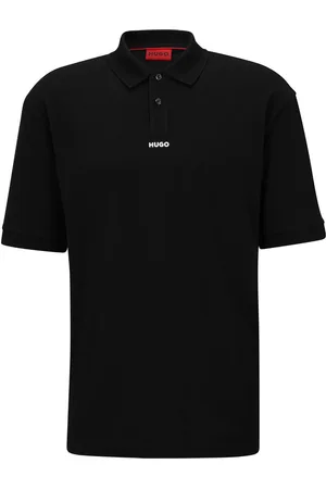 HUGO BOSS Logo-print cotton polo shirt