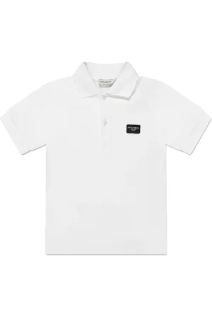 Dolce & Gabbana Logo-appliqué cotton polo shirt