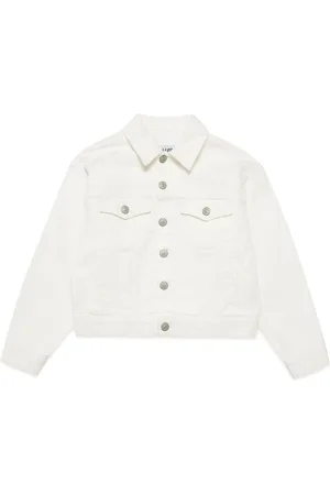 Maison Margiela Logo-embroidered denim jacket